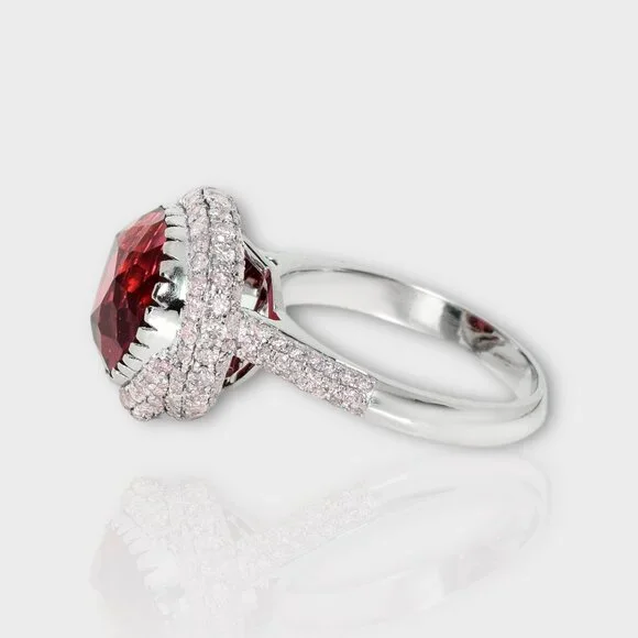 Red Tourmaline Ring - Picture 4 of 9